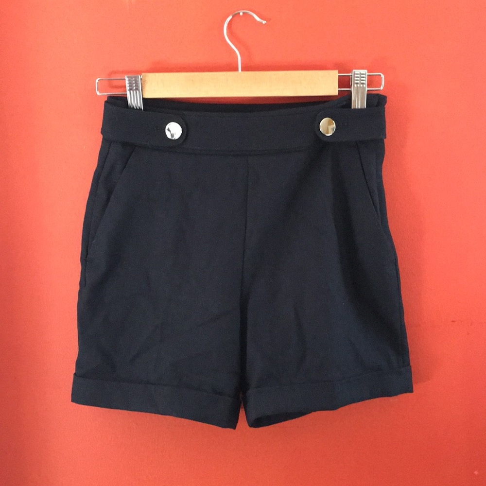 Black pinup sailor shorts size 2 size xs H&M